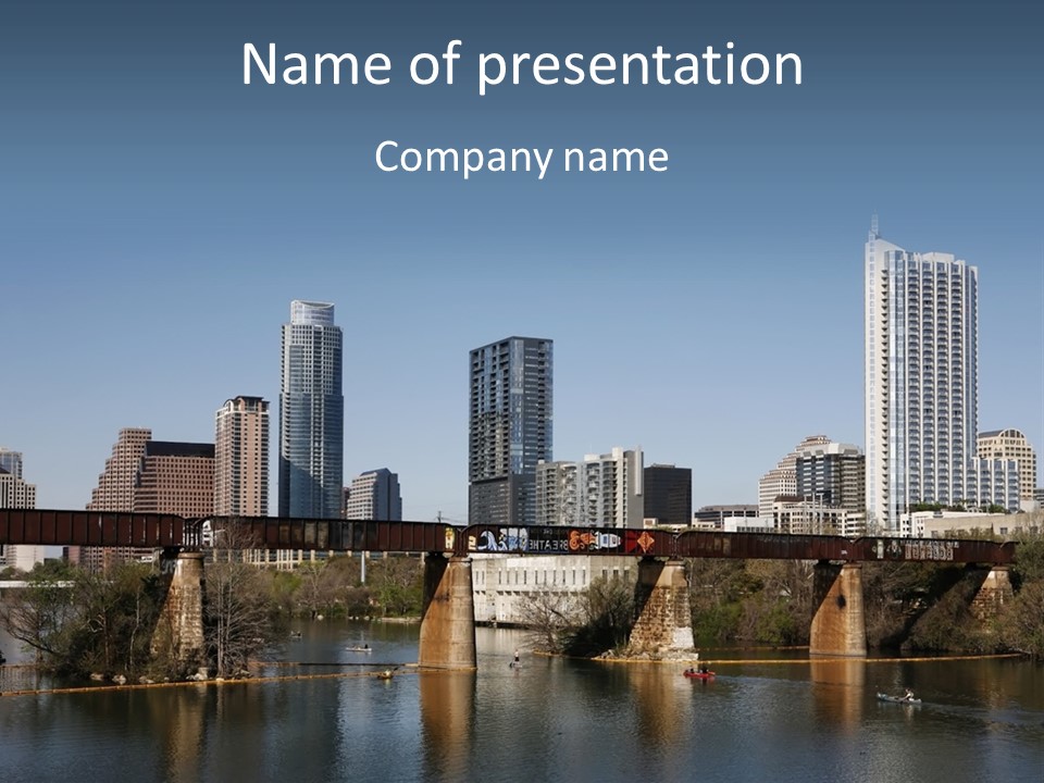 Sxsw Festival Colorado River PowerPoint Template