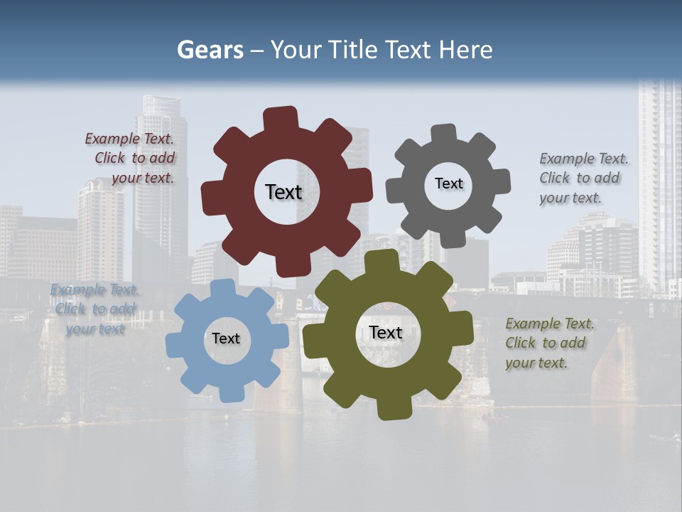 Sxsw Festival Colorado River PowerPoint Template