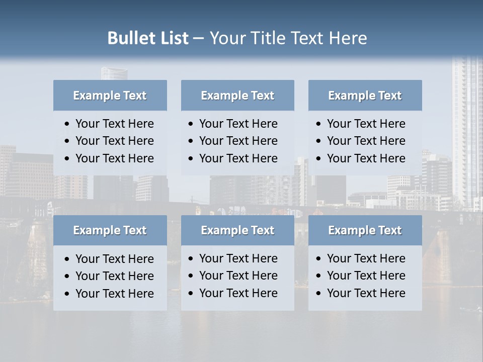 Sxsw Festival Colorado River PowerPoint Template