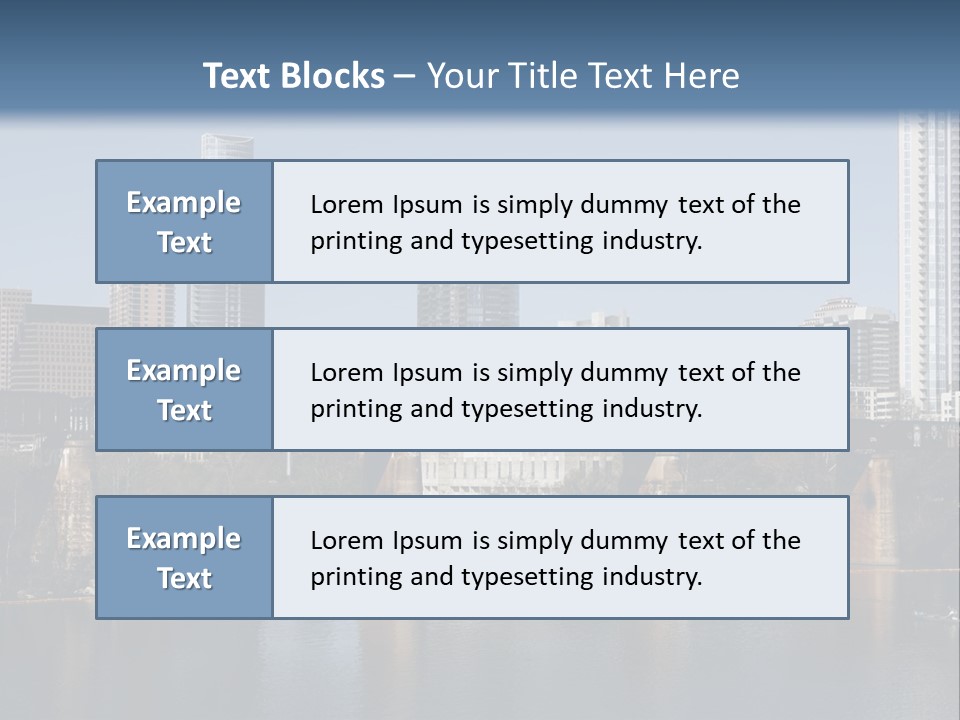 Sxsw Festival Colorado River PowerPoint Template