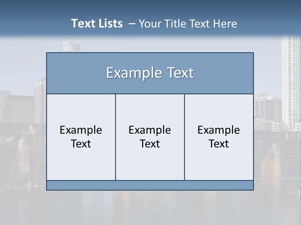 Sxsw Festival Colorado River PowerPoint Template