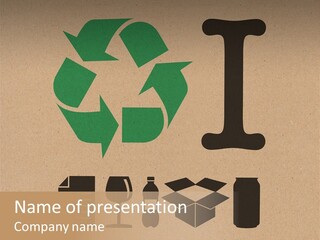 Symbol Sign Plastic PowerPoint Template