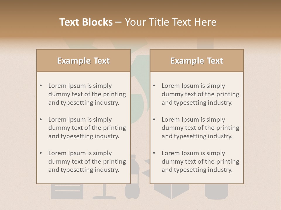 Symbol Sign Plastic PowerPoint Template