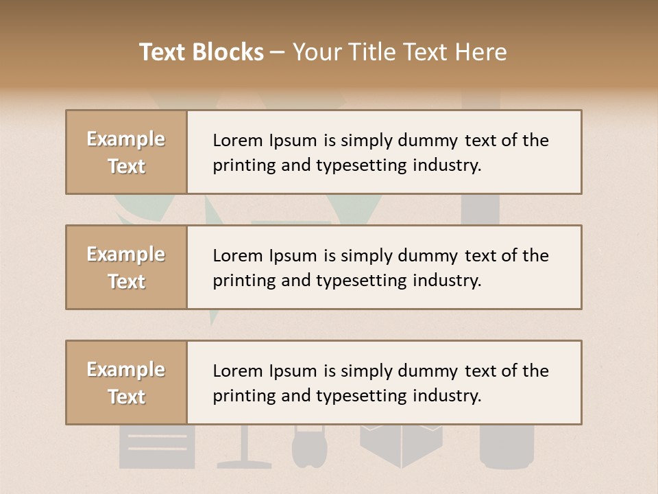 Symbol Sign Plastic PowerPoint Template