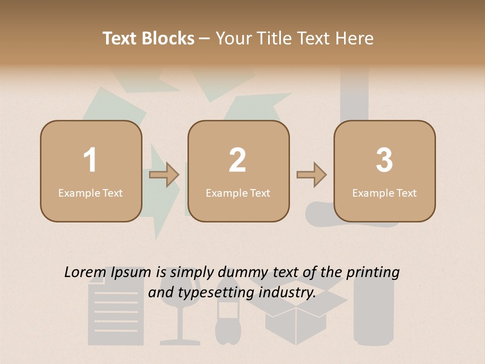 Symbol Sign Plastic PowerPoint Template