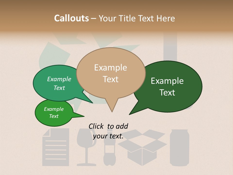 Symbol Sign Plastic PowerPoint Template