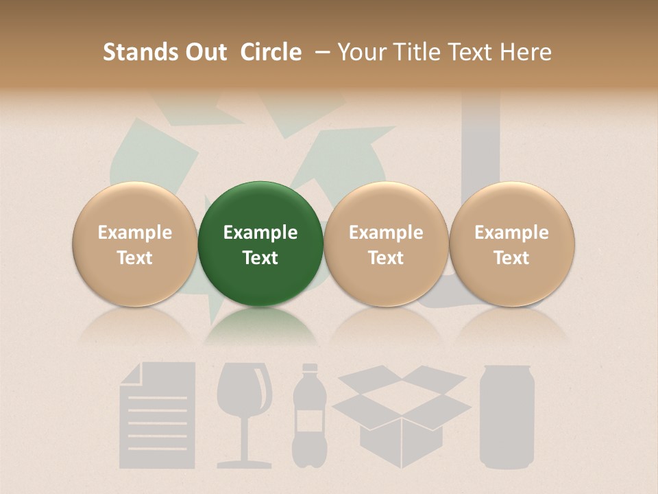 Symbol Sign Plastic PowerPoint Template