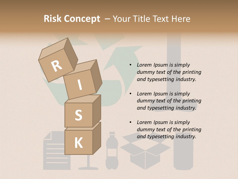 Symbol Sign Plastic PowerPoint Template