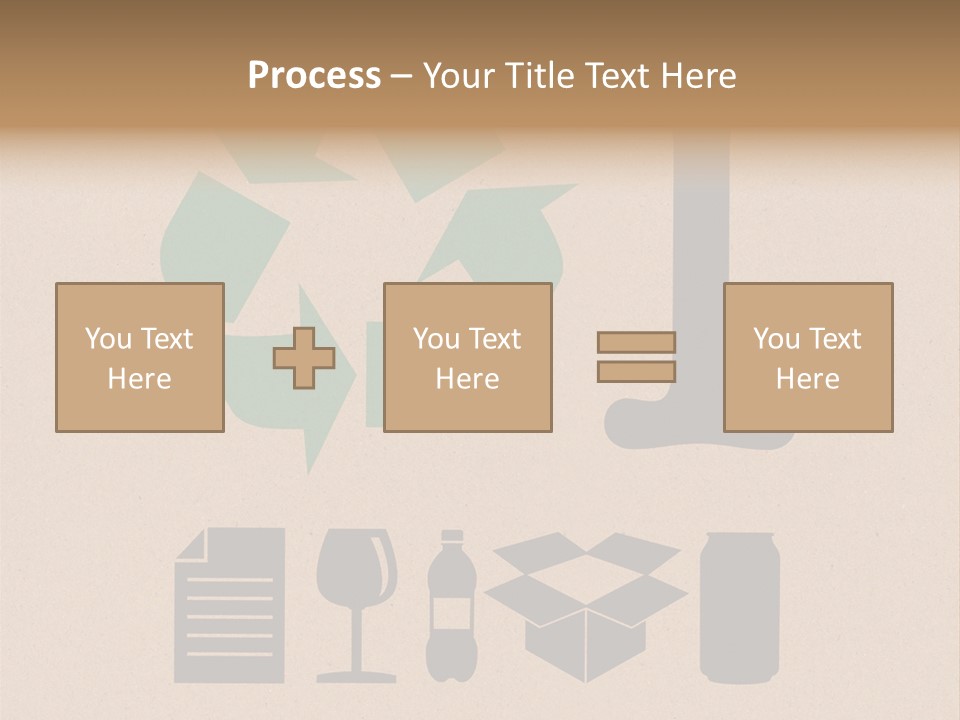 Symbol Sign Plastic PowerPoint Template