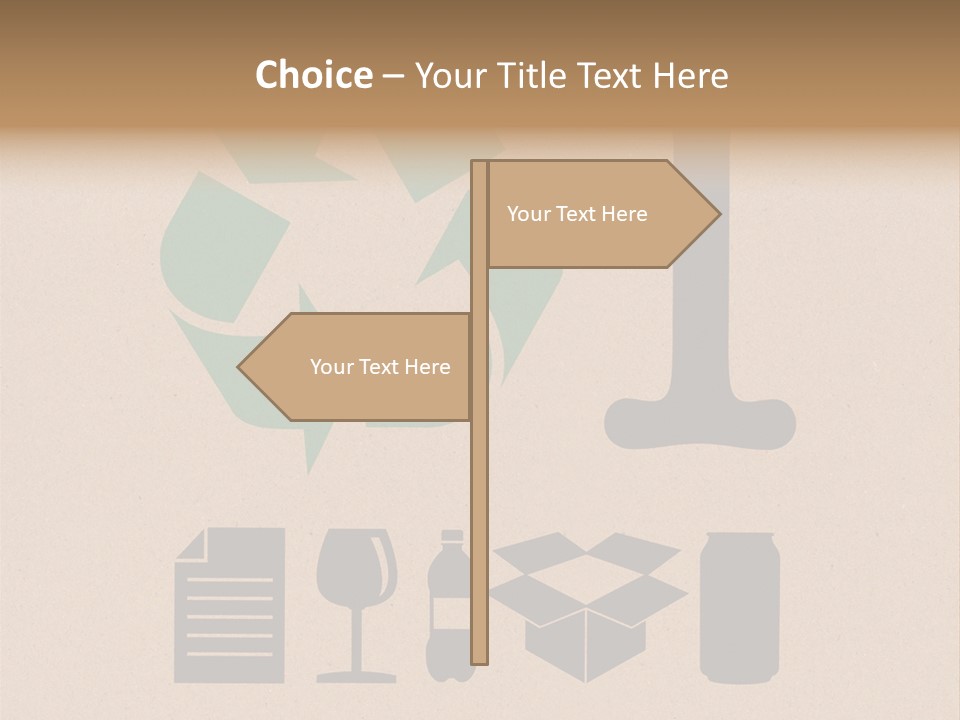 Symbol Sign Plastic PowerPoint Template