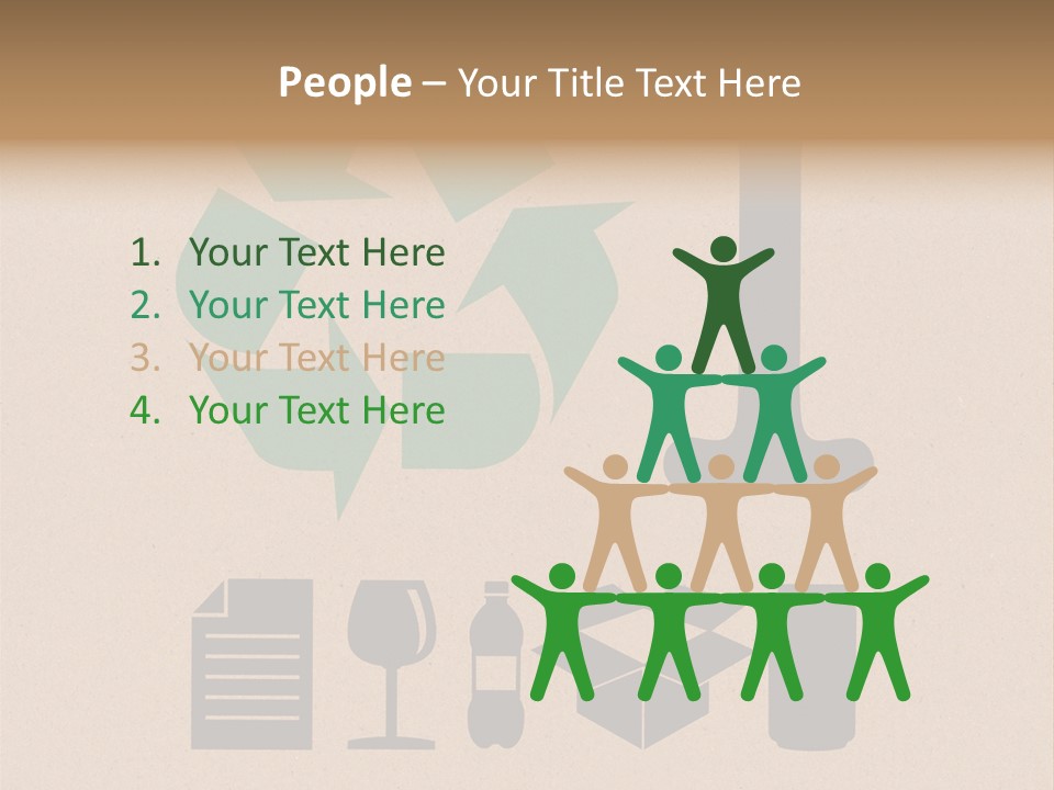 Symbol Sign Plastic PowerPoint Template