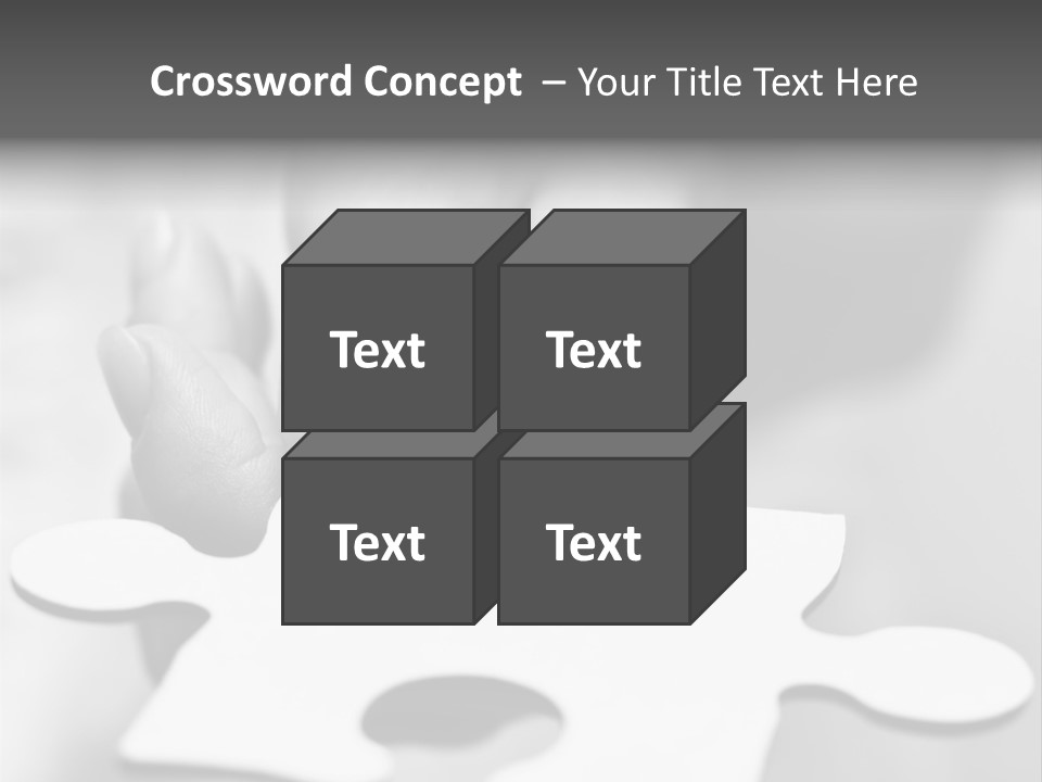Assemble Problem Puzzle PowerPoint Template