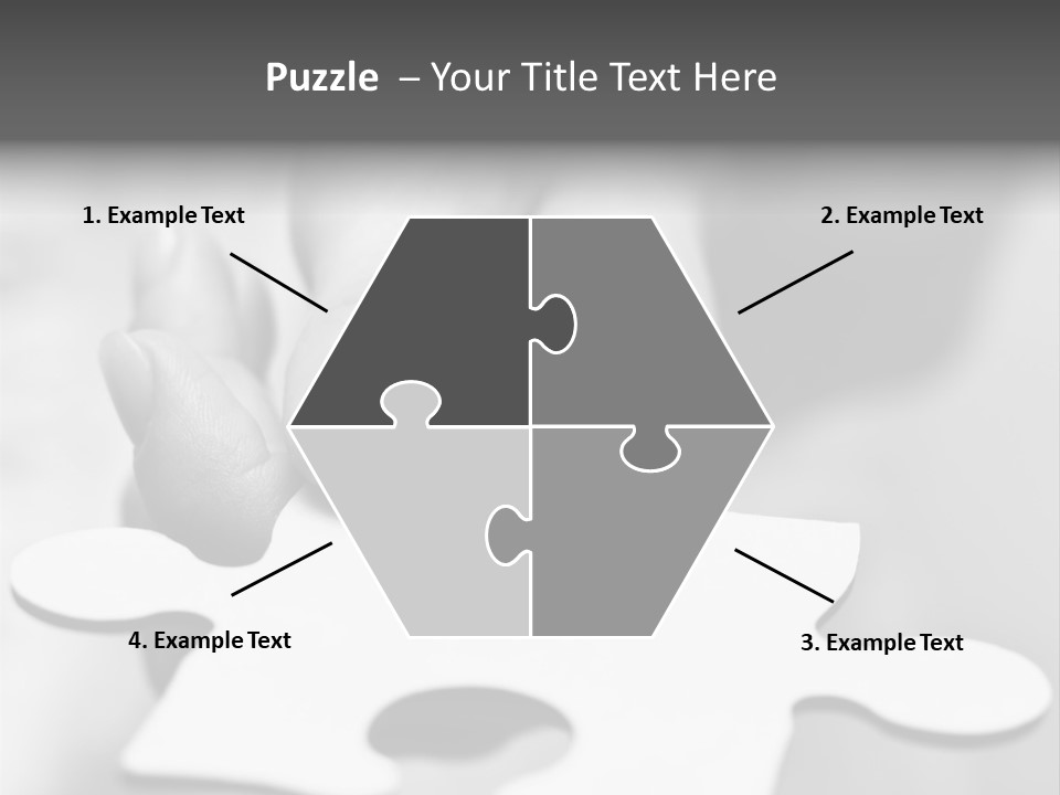 Assemble Problem Puzzle PowerPoint Template