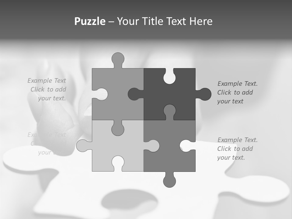 Assemble Problem Puzzle PowerPoint Template