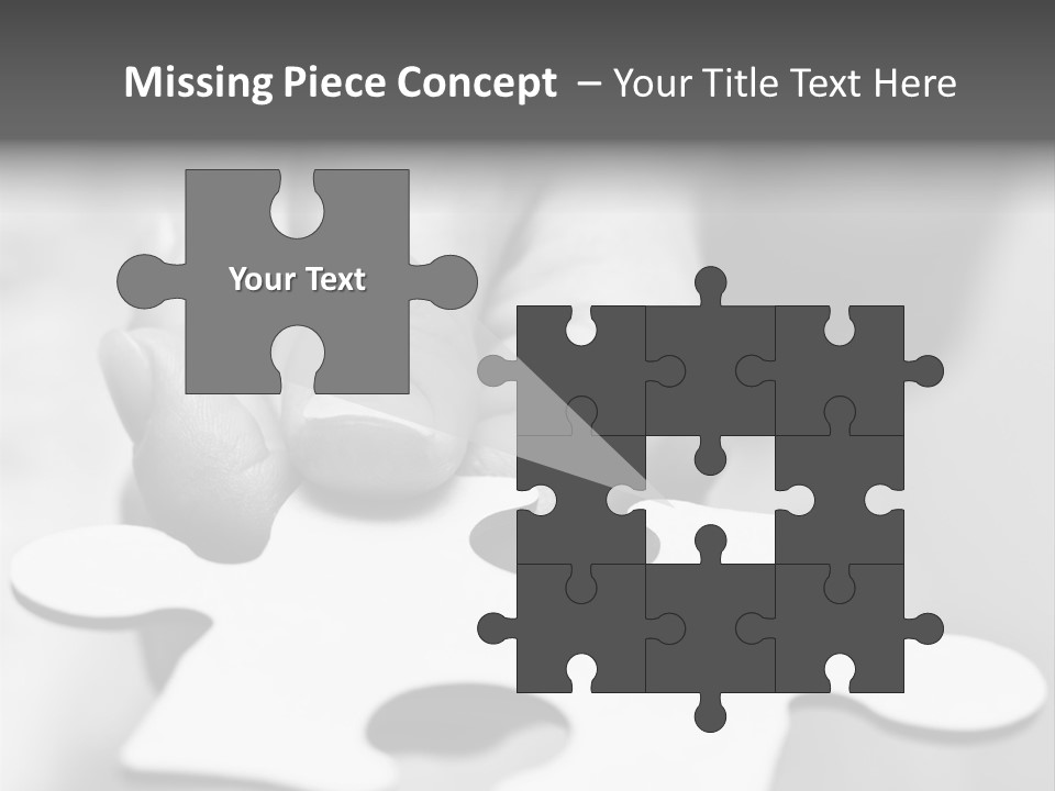 Assemble Problem Puzzle PowerPoint Template