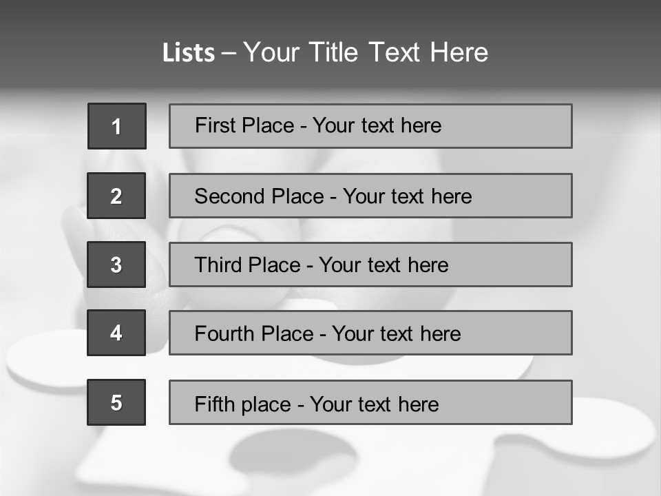 Assemble Problem Puzzle PowerPoint Template