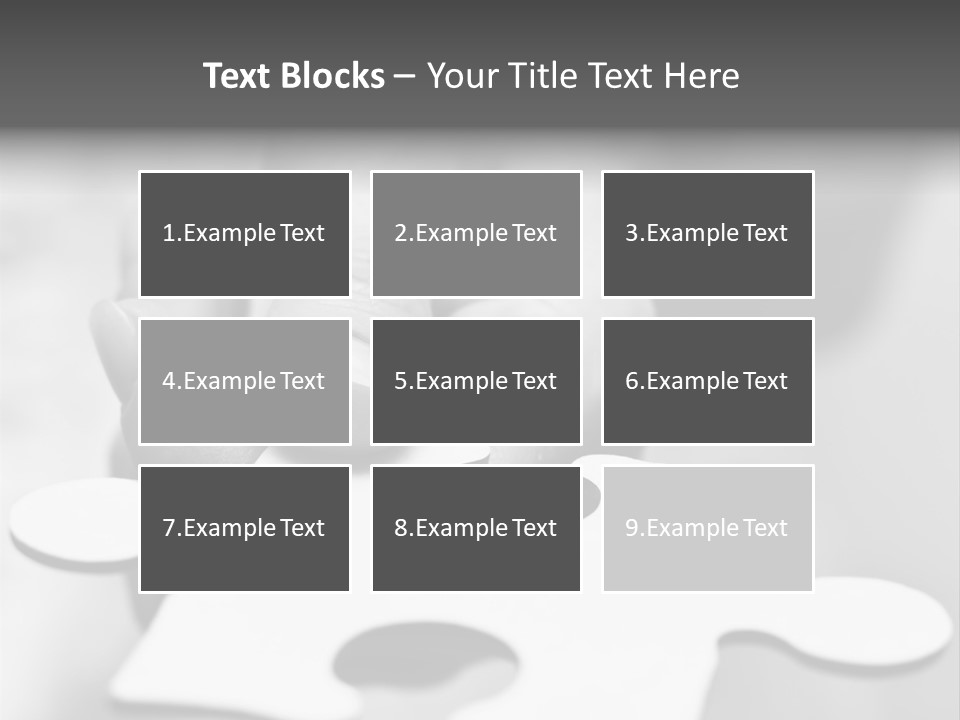 Assemble Problem Puzzle PowerPoint Template