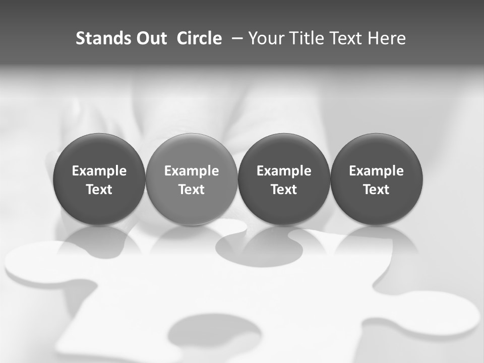 Assemble Problem Puzzle PowerPoint Template