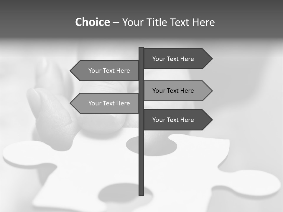 Assemble Problem Puzzle PowerPoint Template