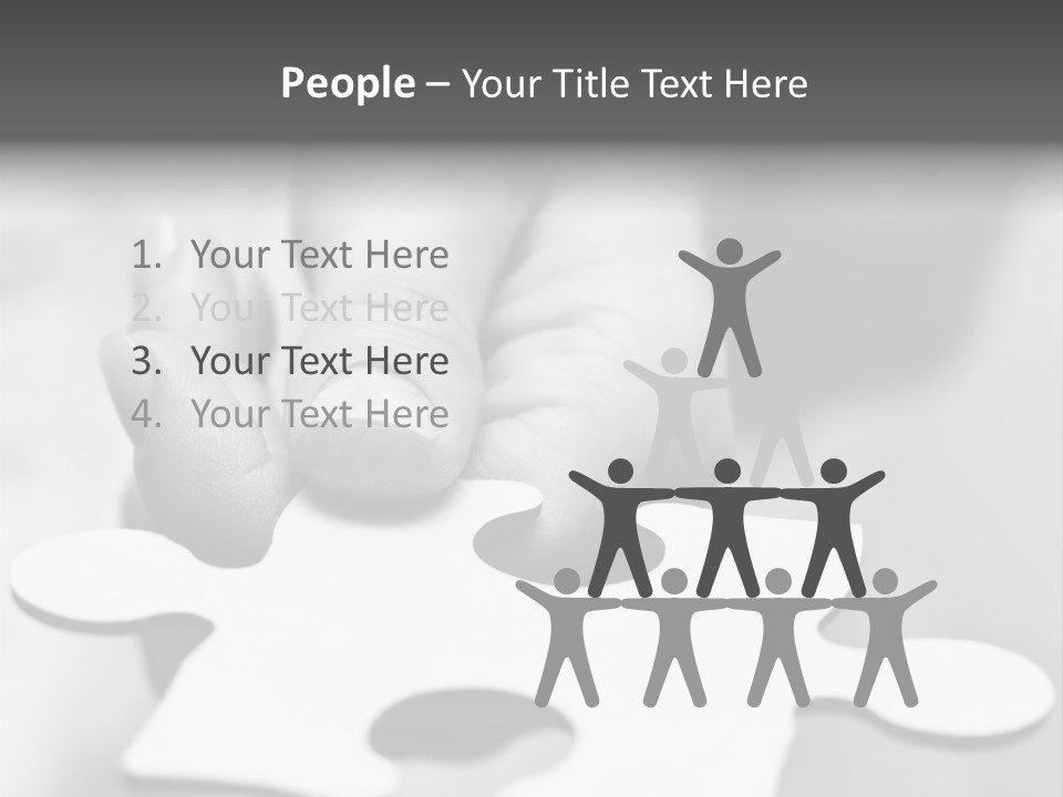 Assemble Problem Puzzle PowerPoint Template