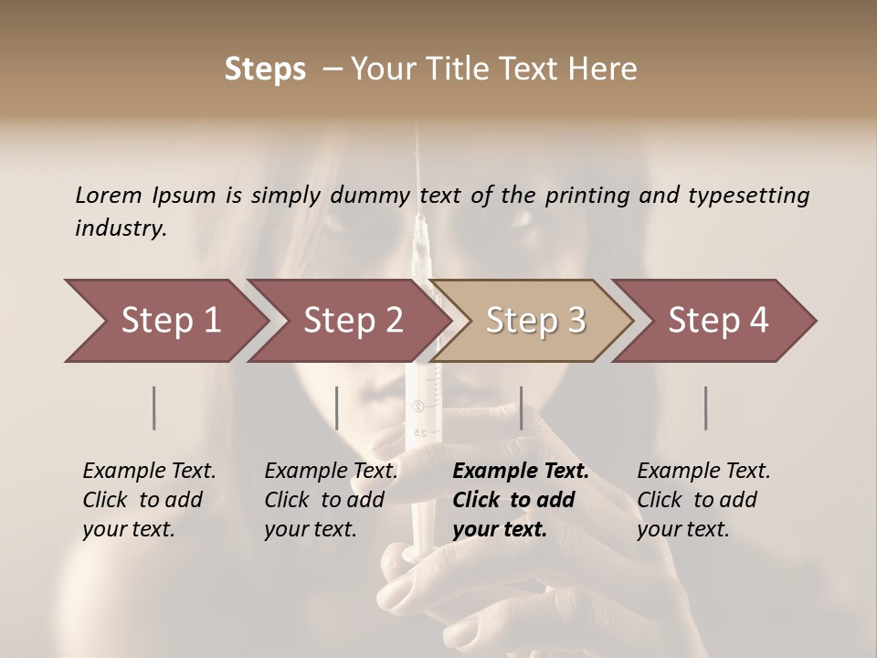Problem Sharp Person PowerPoint Template