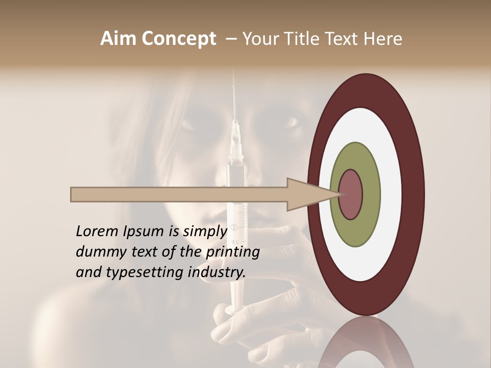 Problem Sharp Person PowerPoint Template