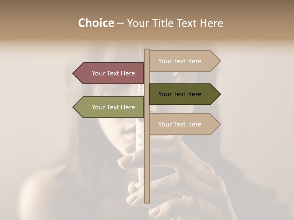 Problem Sharp Person PowerPoint Template