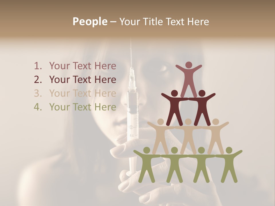 Problem Sharp Person PowerPoint Template