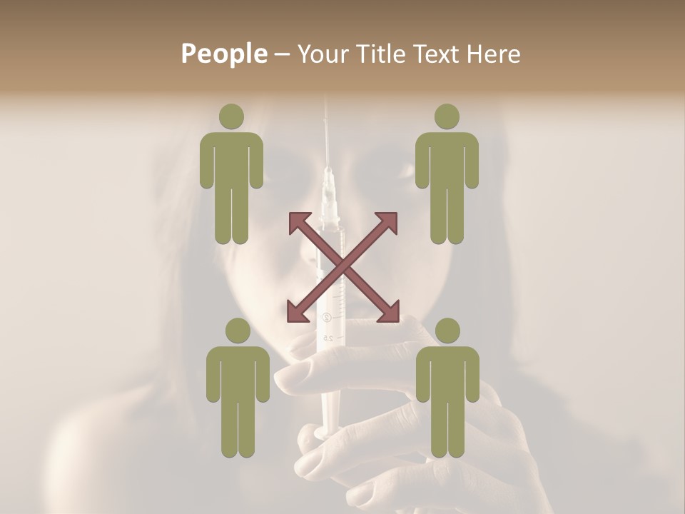 Problem Sharp Person PowerPoint Template