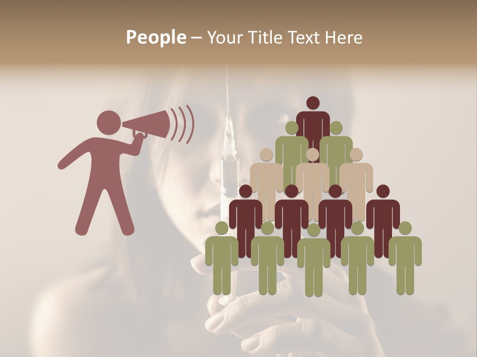 Problem Sharp Person PowerPoint Template