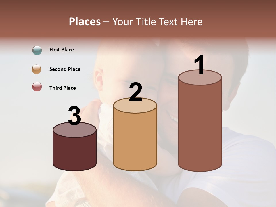 Joy Outdoors Male PowerPoint Template