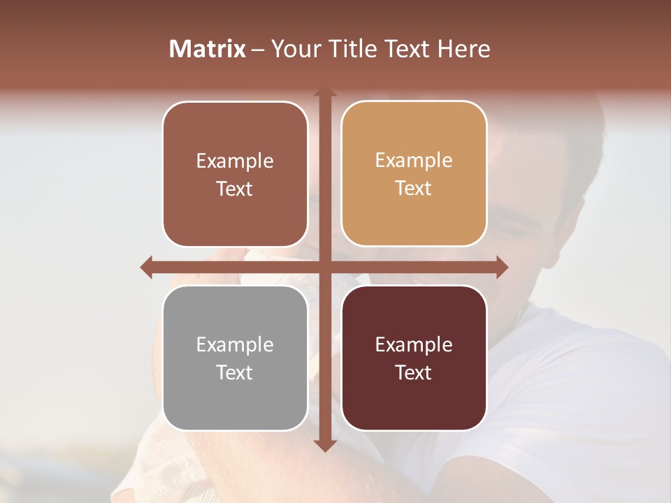 Joy Outdoors Male PowerPoint Template