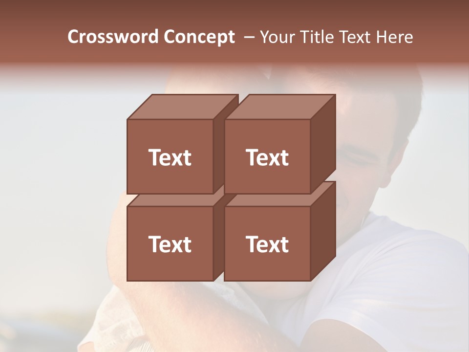 Joy Outdoors Male PowerPoint Template