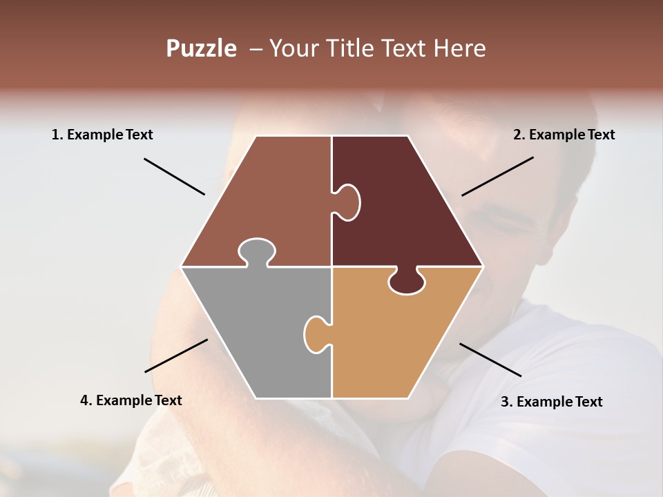 Joy Outdoors Male PowerPoint Template