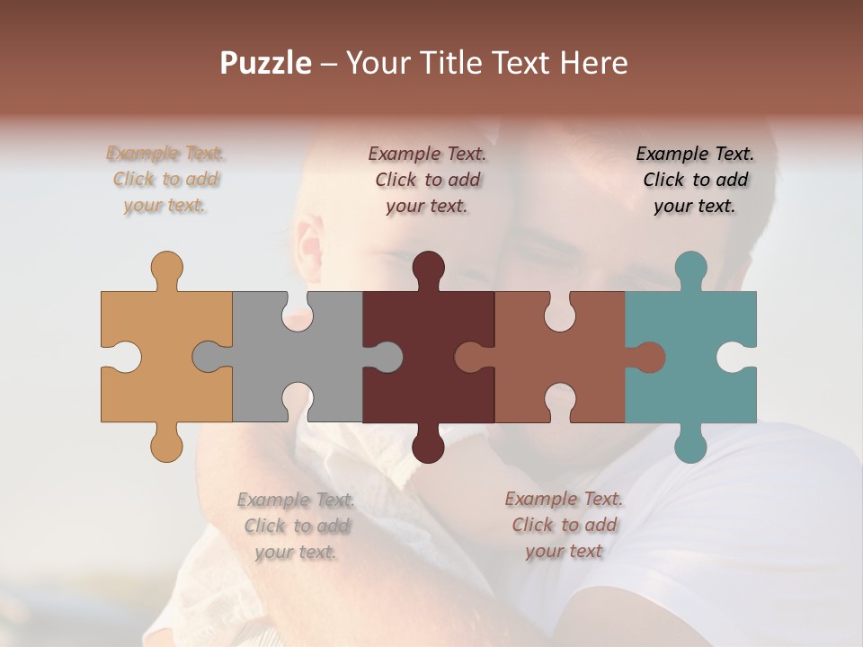 Joy Outdoors Male PowerPoint Template