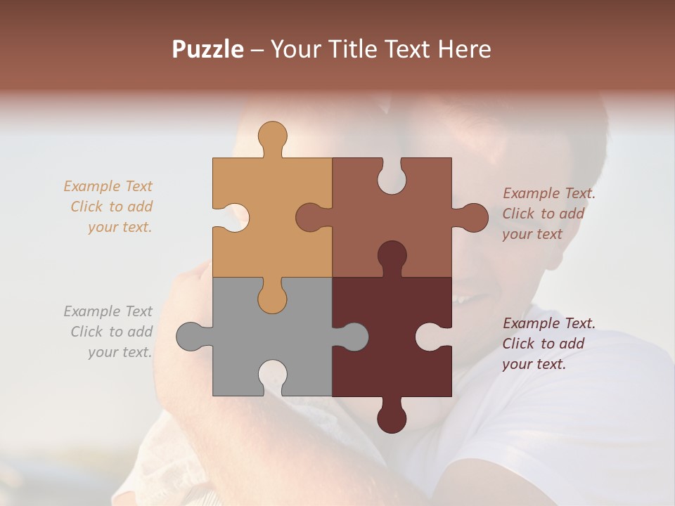 Joy Outdoors Male PowerPoint Template