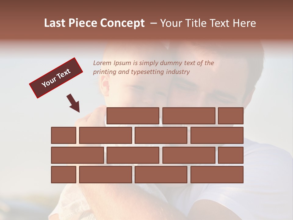 Joy Outdoors Male PowerPoint Template