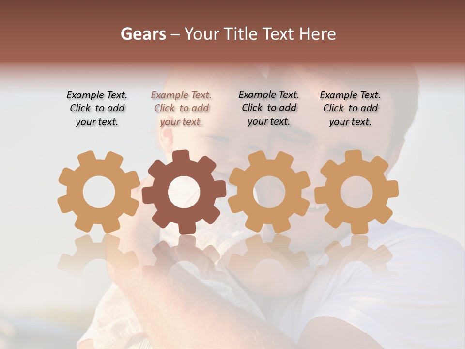 Joy Outdoors Male PowerPoint Template