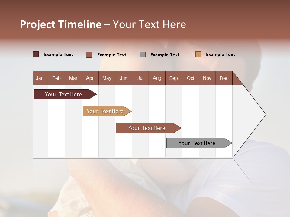 Joy Outdoors Male PowerPoint Template
