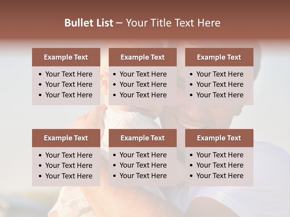 Joy Outdoors Male PowerPoint Template