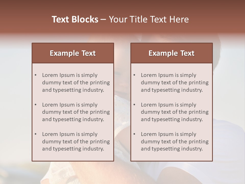 Joy Outdoors Male PowerPoint Template