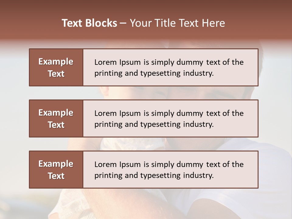 Joy Outdoors Male PowerPoint Template