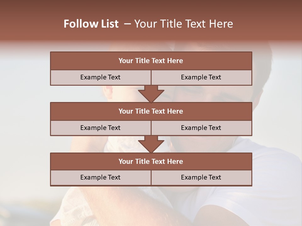 Joy Outdoors Male PowerPoint Template