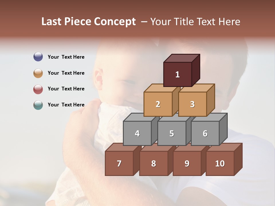 Joy Outdoors Male PowerPoint Template