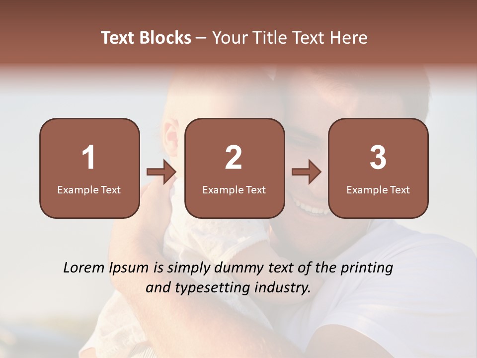 Joy Outdoors Male PowerPoint Template
