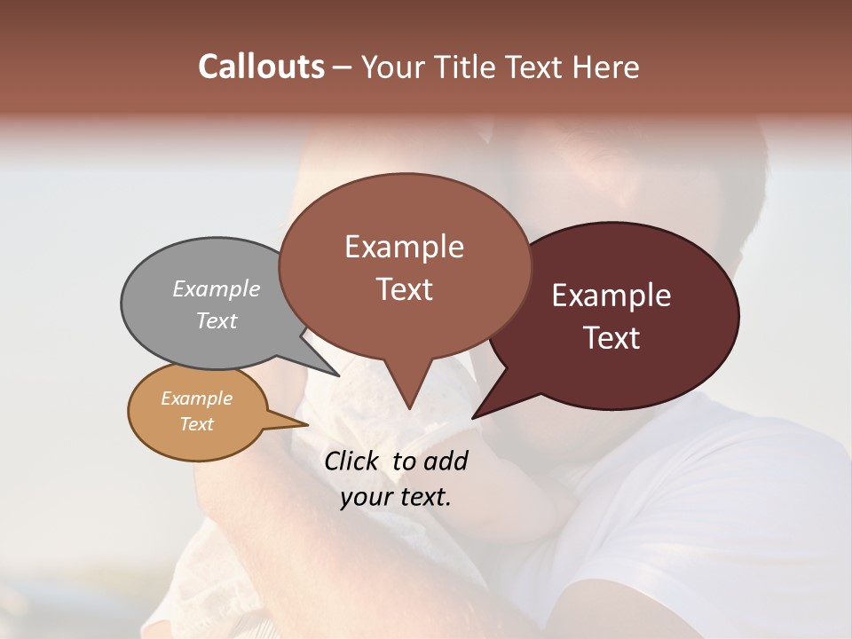 Joy Outdoors Male PowerPoint Template