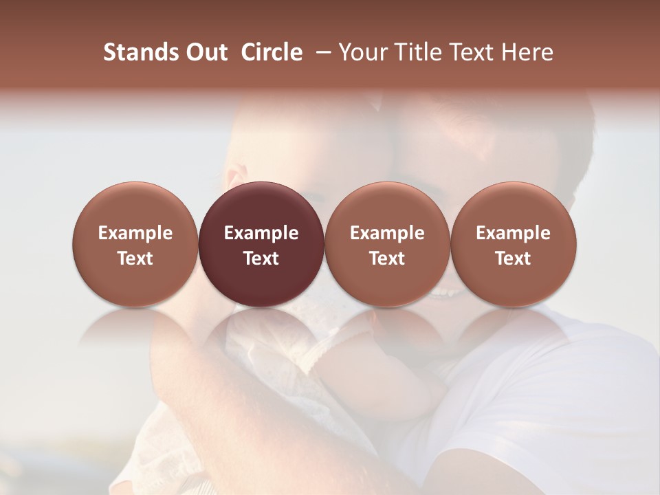 Joy Outdoors Male PowerPoint Template