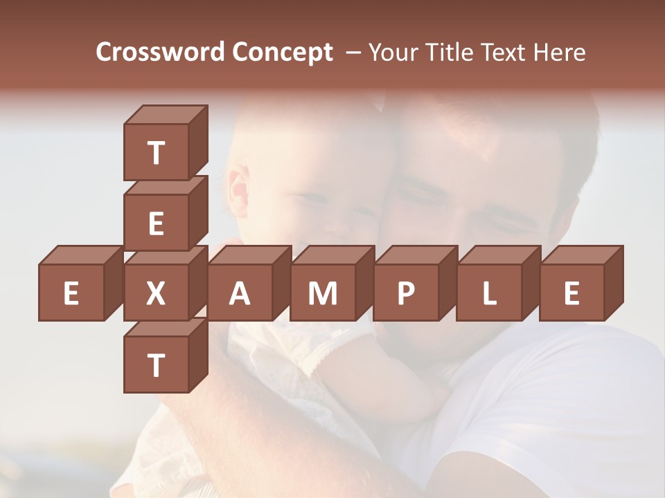 Joy Outdoors Male PowerPoint Template