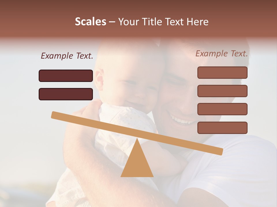 Joy Outdoors Male PowerPoint Template