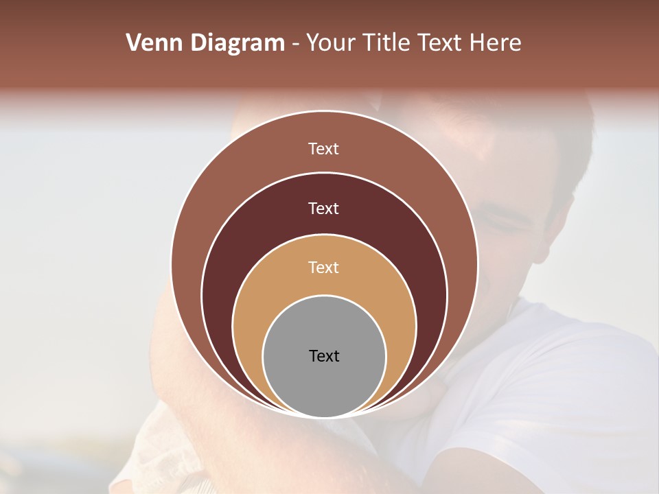 Joy Outdoors Male PowerPoint Template